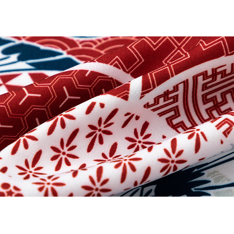 Traditional print all-over aloha short-sleeved shirt