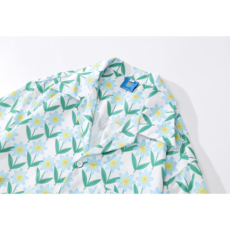 New summer print short sleeve shirt