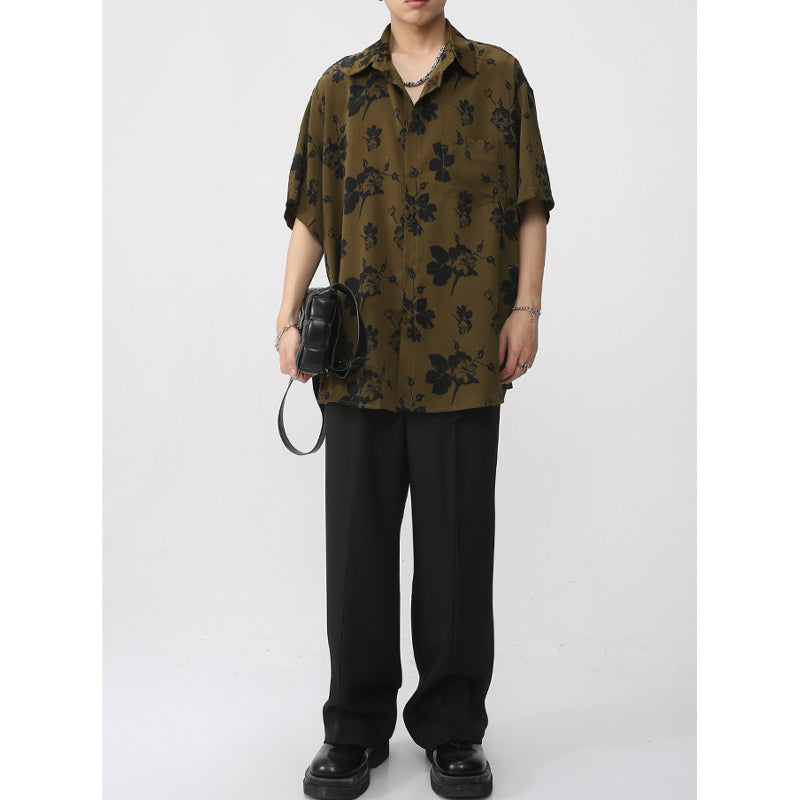 Hawaiian Print Short Sleeve Shirt