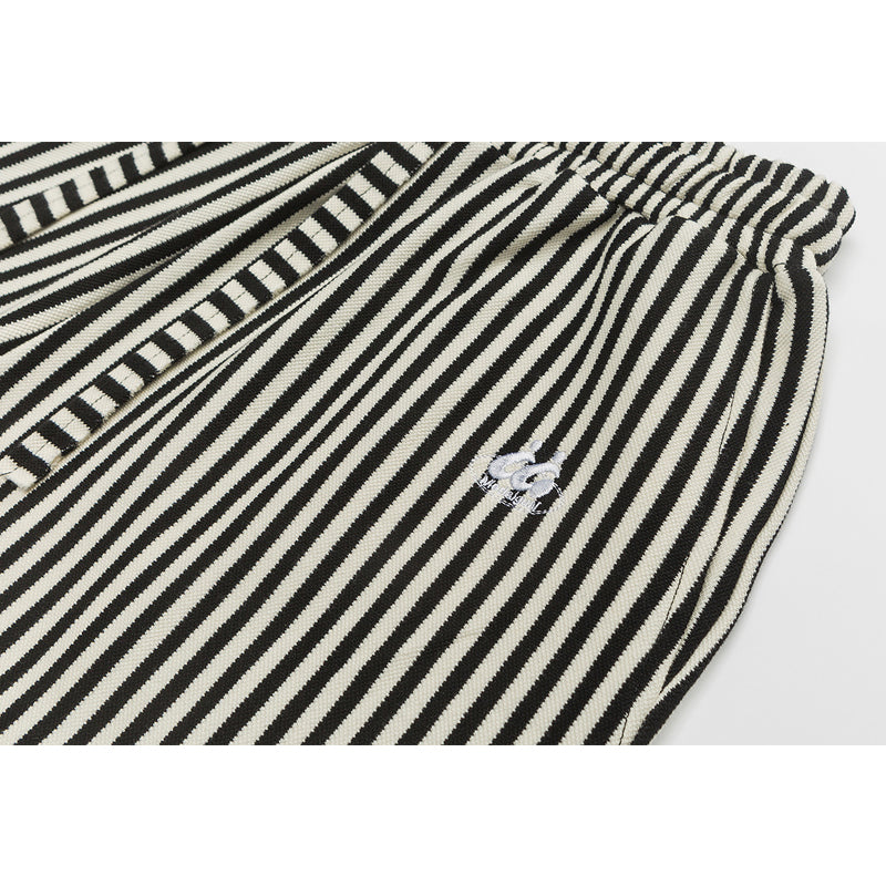 New Summer Striped Knit Shorts