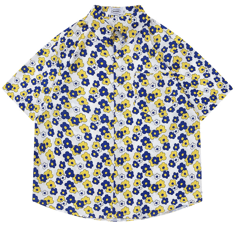 Floral print shirt in 3 colors