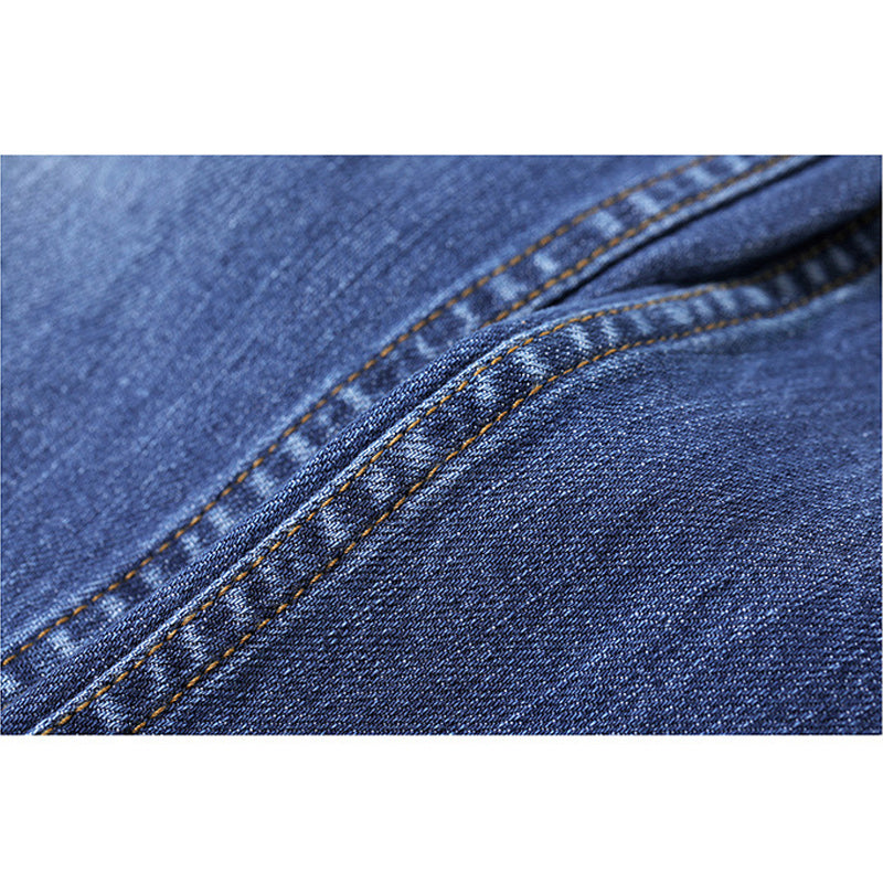 Distressed Stretch Wash Vintage Denim Pants