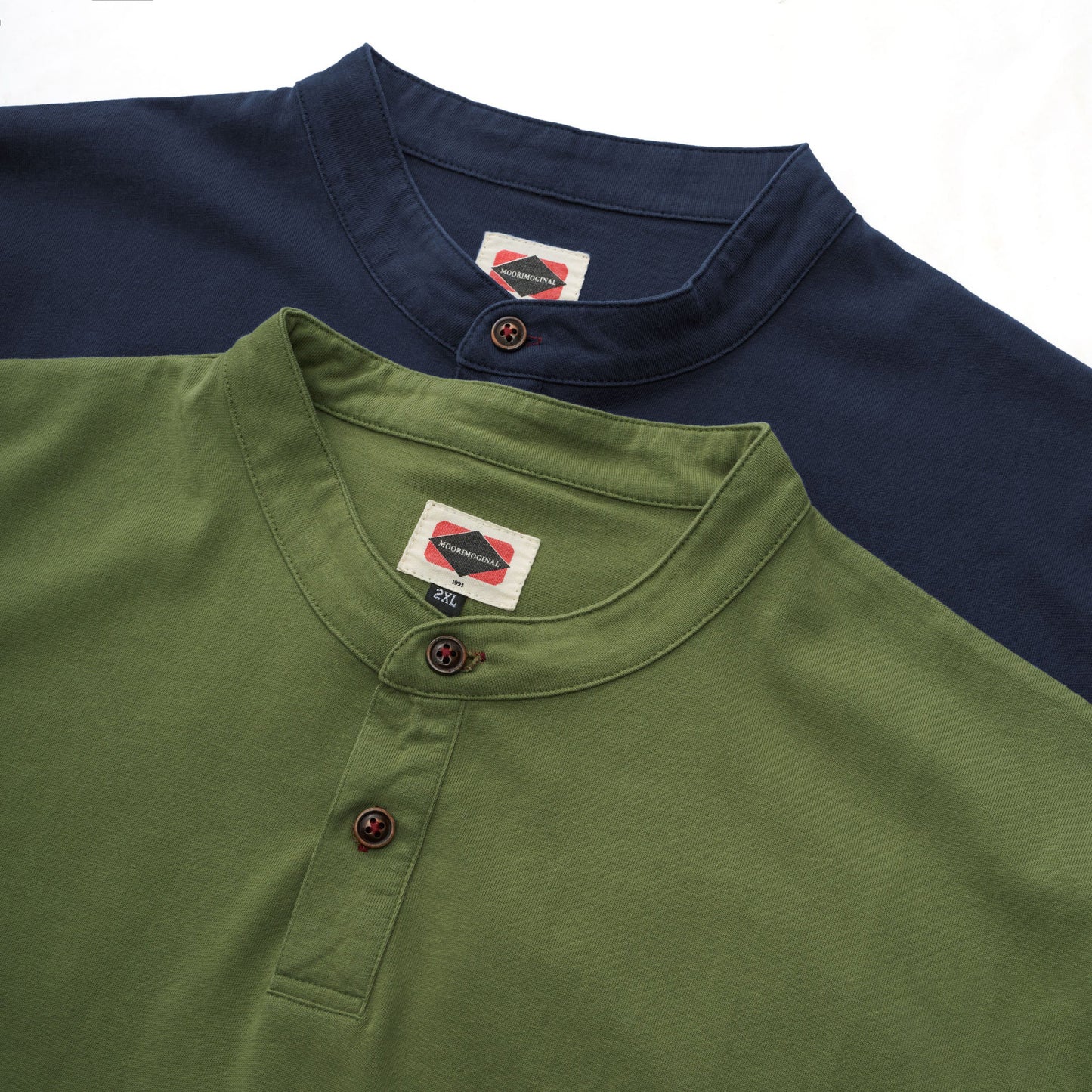 Baseball collar T-shirt with flap pocket