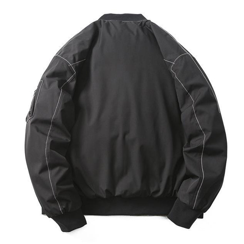 American casual padded bomber jacket