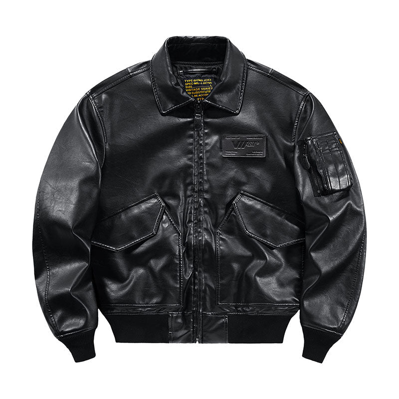 (CWU-45/P) MA-2 Leather Flight Jacket