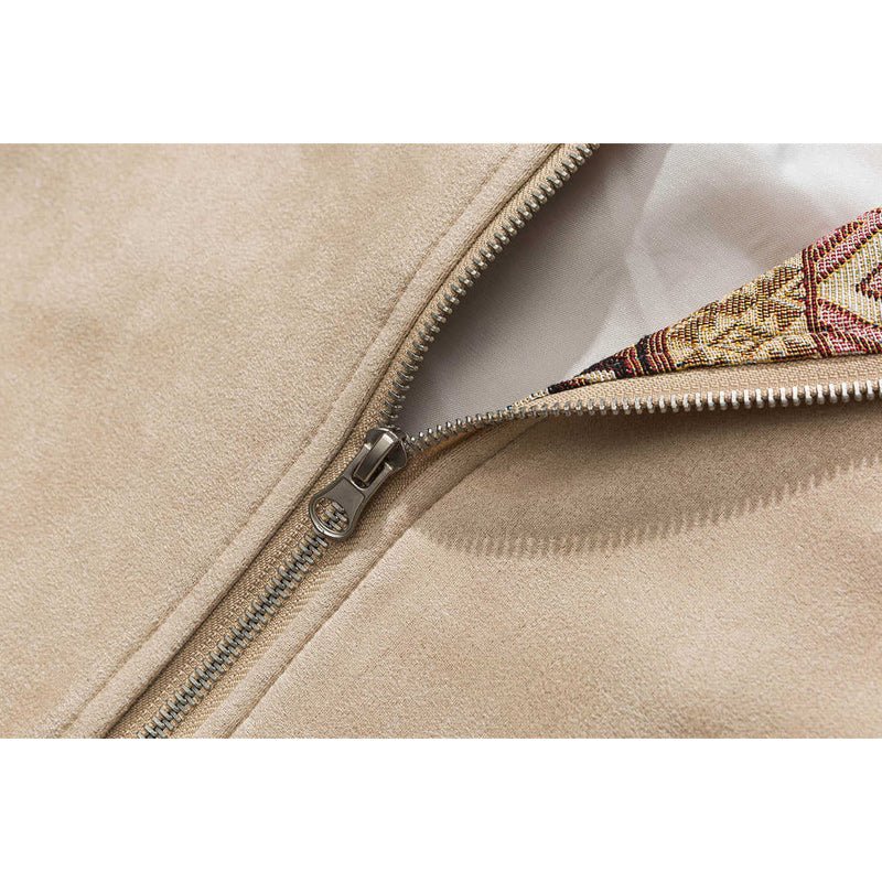 Ethnic-style American casual jacket