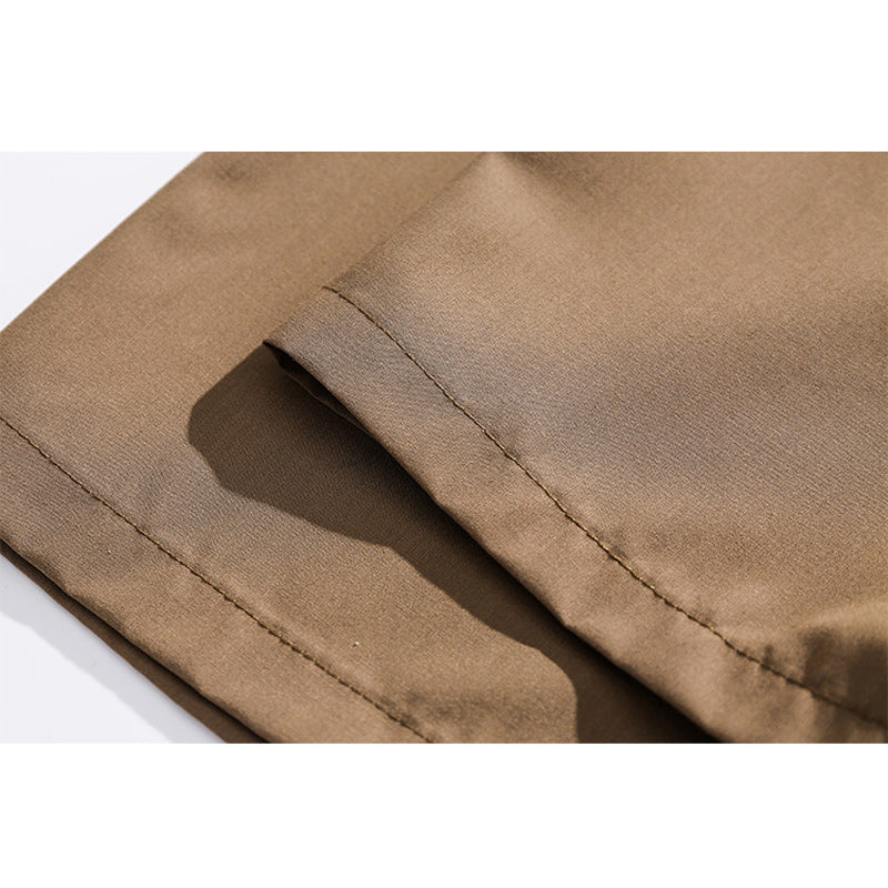 Choose from three colors. Solid color short-sleeved work shirt with pocket.