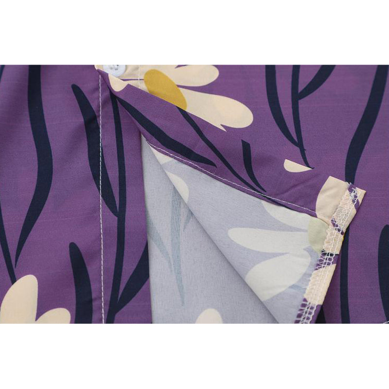 New for summer: floral print short-sleeved shirt
