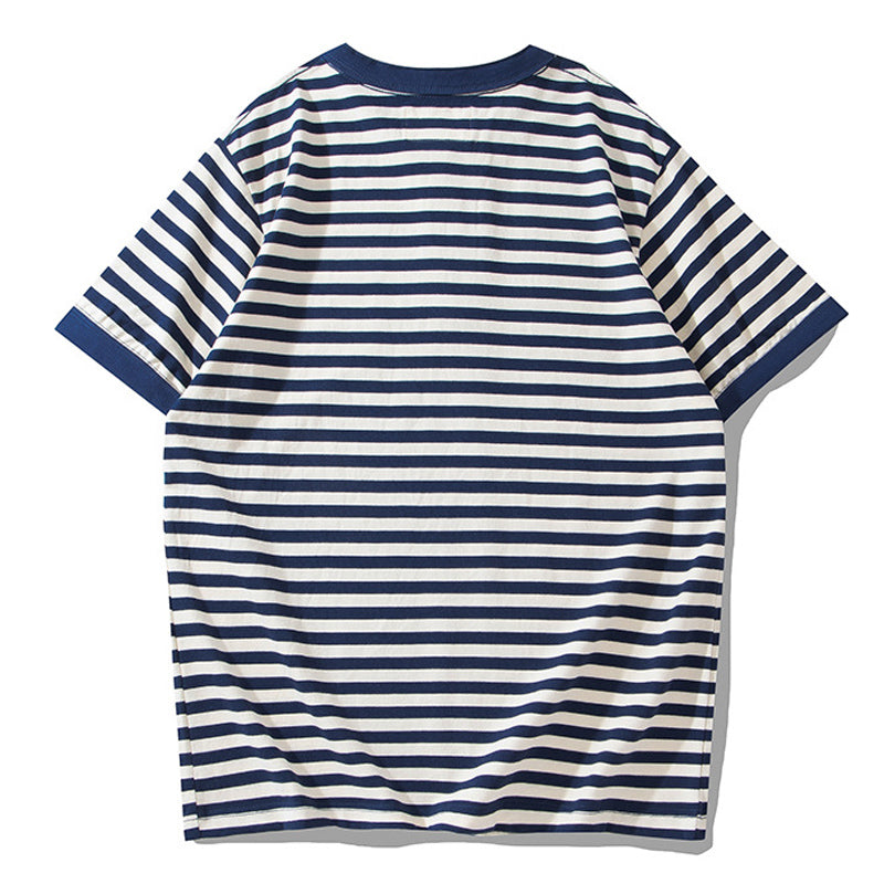 夏新作アメカジボーダーTシャツ henry shirt TEE