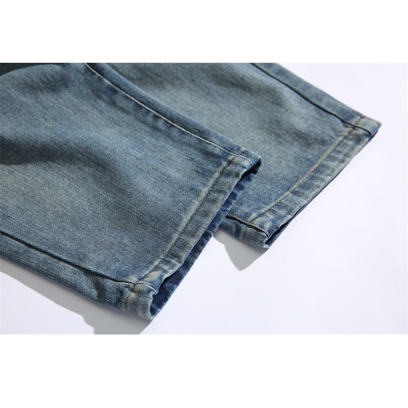 cityboy removable strap washable denim pants