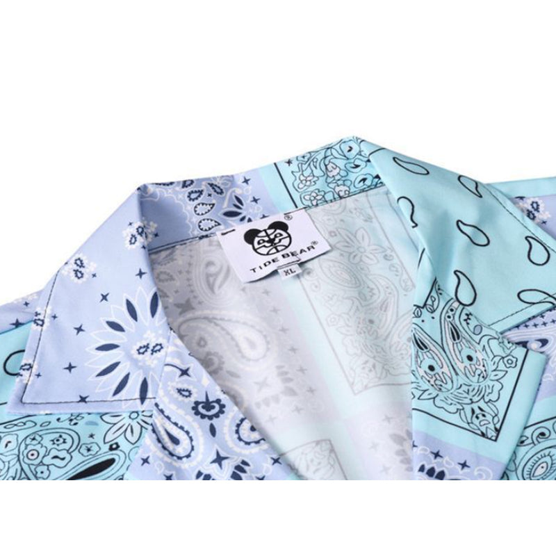New for summer: Cashew print short-sleeved shirt