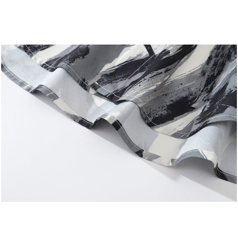 New for summer: Graffiti print short-sleeved shirt