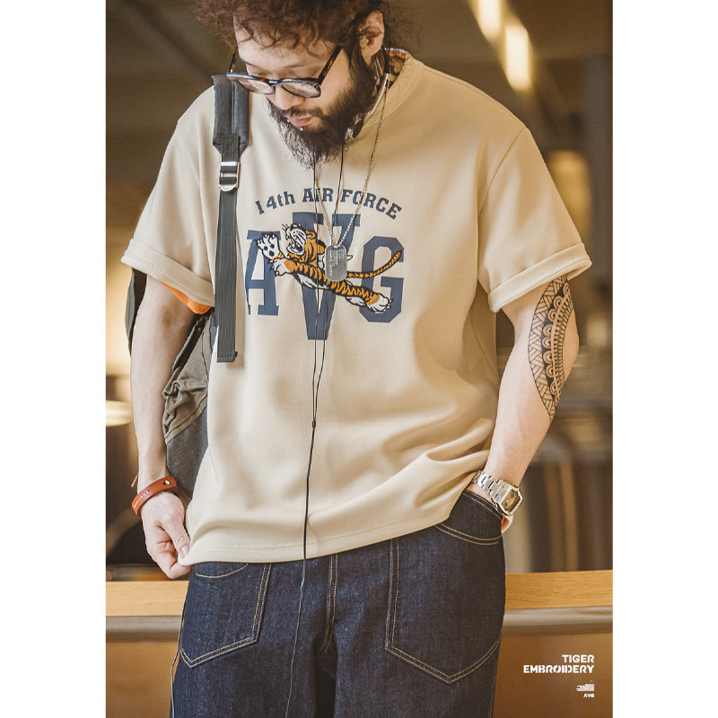 Military AVG Flying Tigers Embroidered Tee