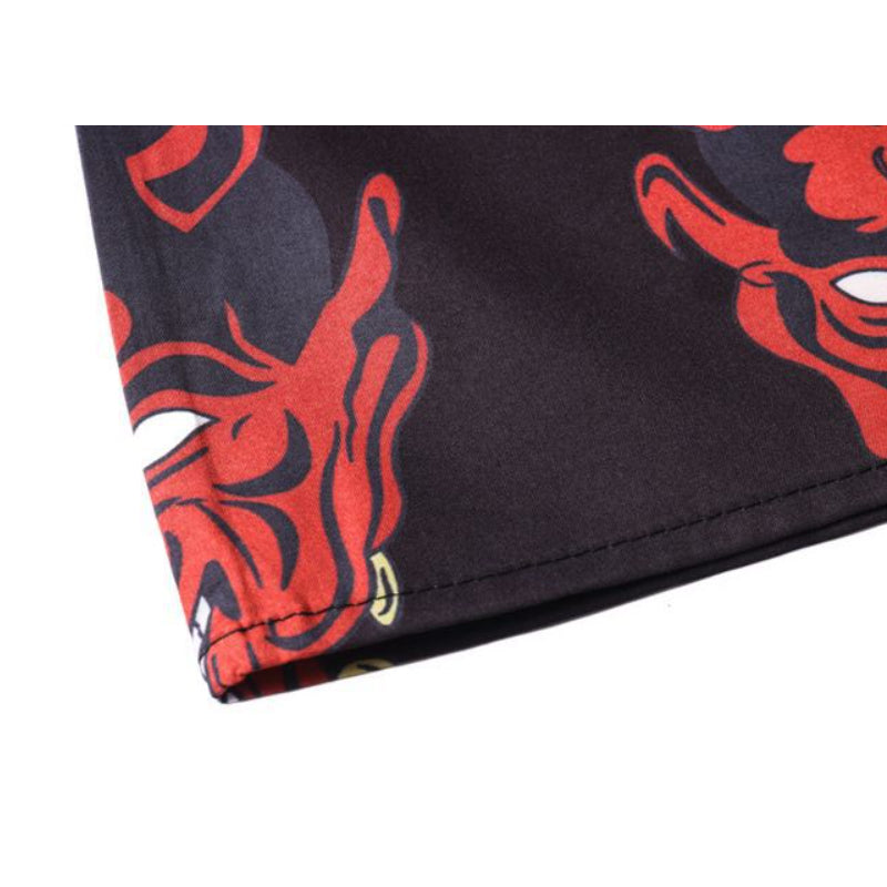 New for summer: Devil print short sleeve shirt