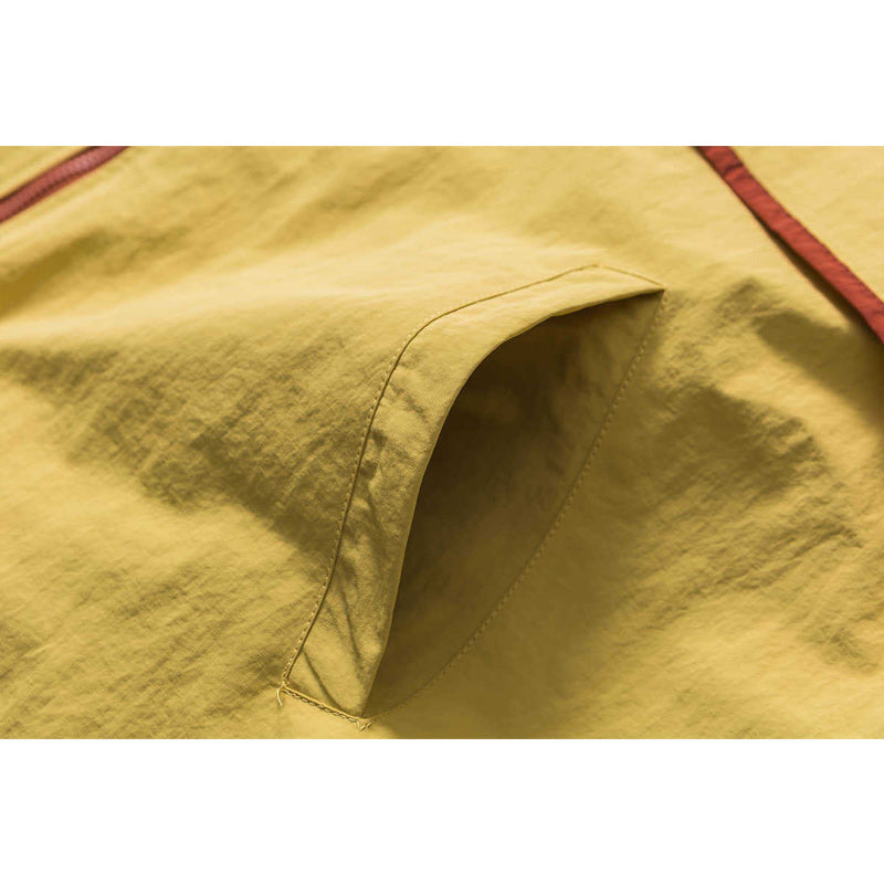 OUTDOOR Two-piece color combination hooded jacket set