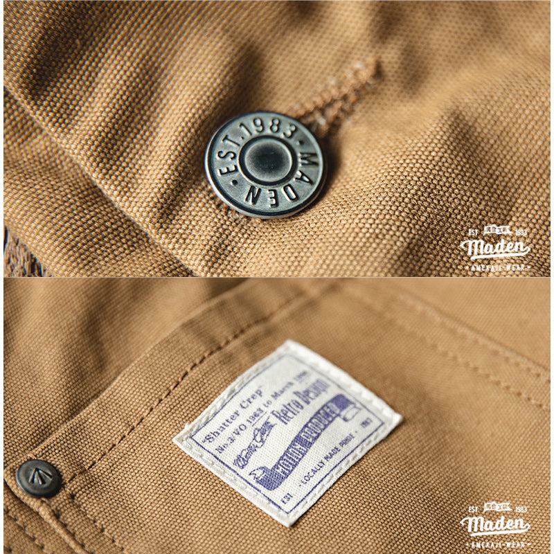 American casual work style overalls