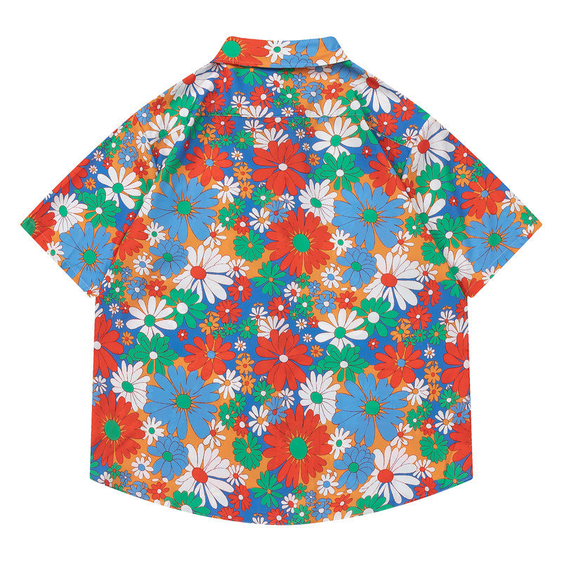 New for summer: ALOHA floral print short-sleeved shirt