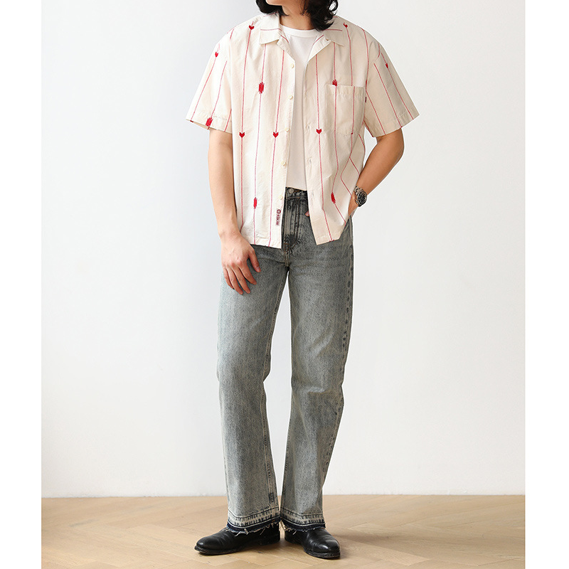Bootcut denim pants