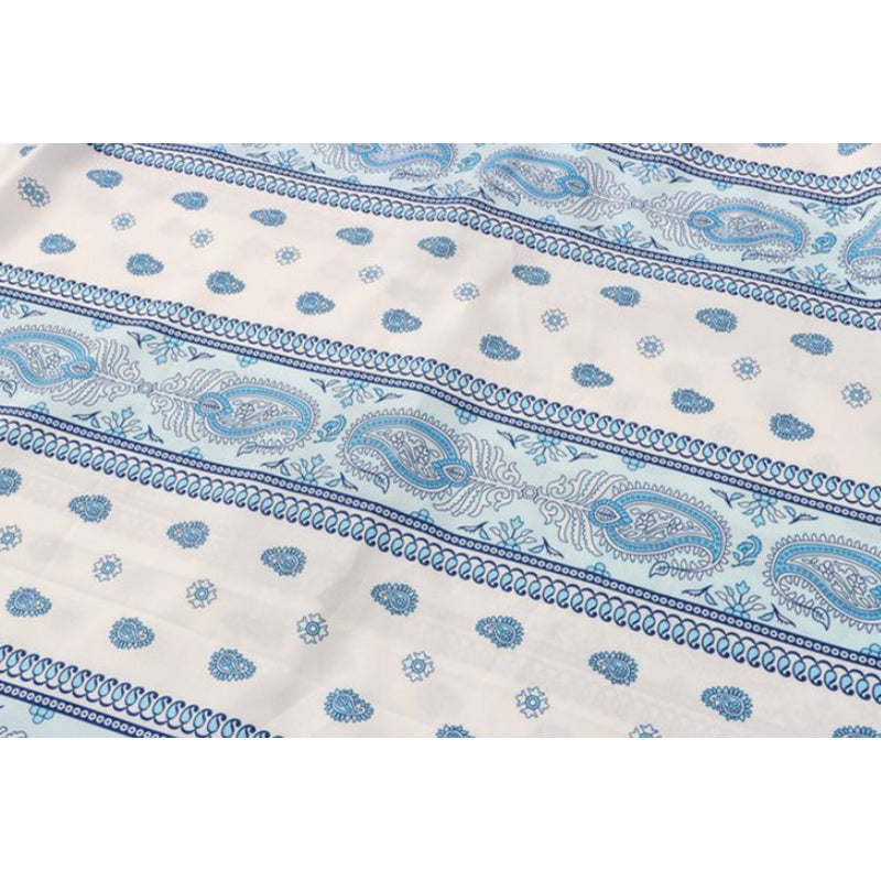 New for summer: ethnic print short-sleeved shirt