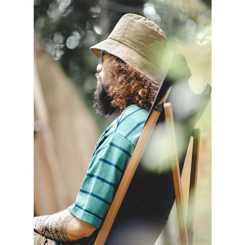 2-way foldable nylon bucket hat