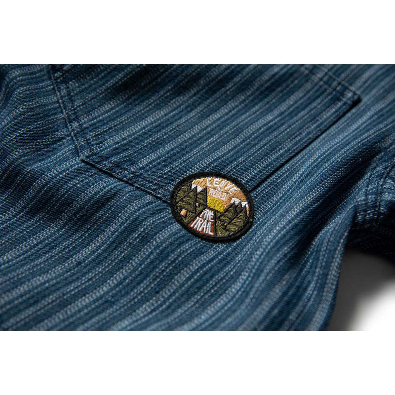 Vintage striped denim shirt