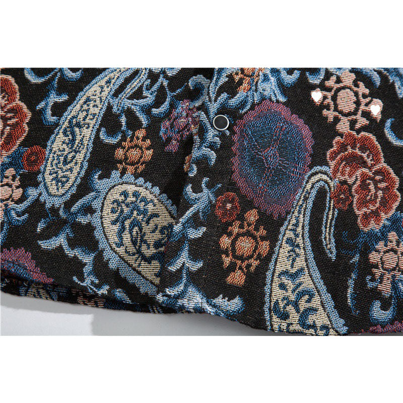Geometric ethnic vintage bohemian shirt