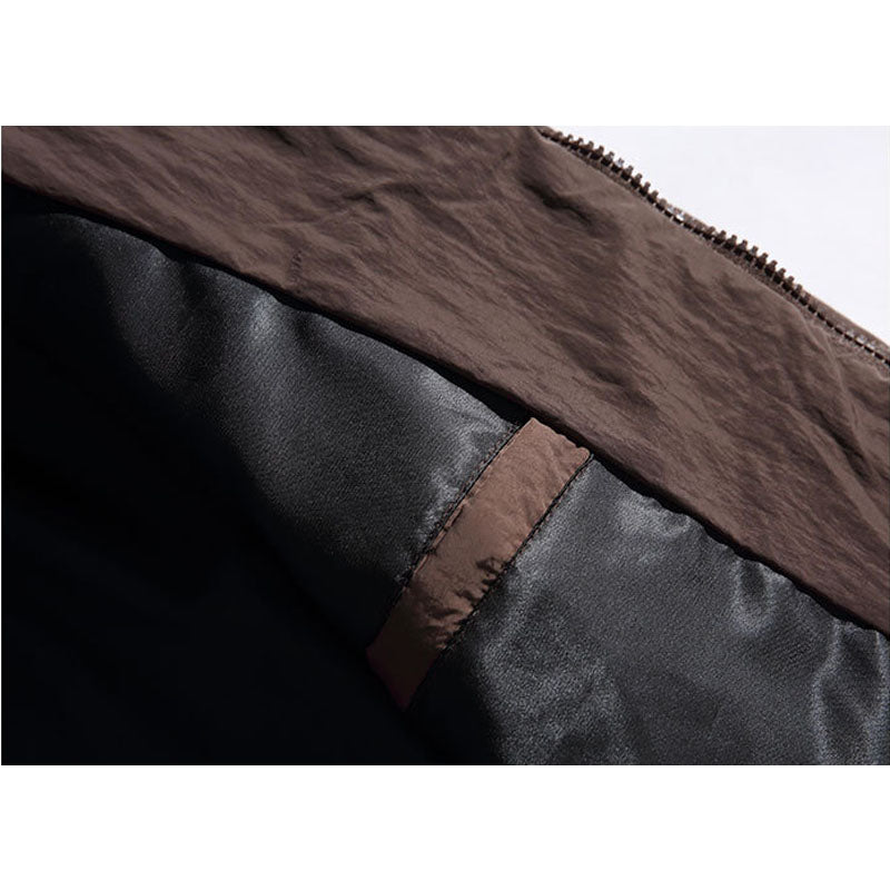 Lightly padded circular quilted work jacket