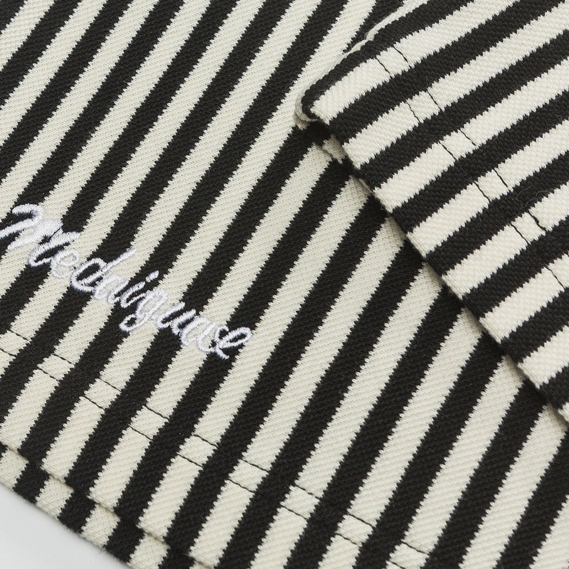 New Summer Striped Knit Shorts