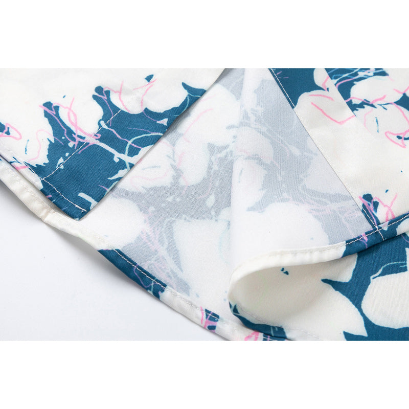 Retro Floral Hawaiian Short Sleeve Shirt