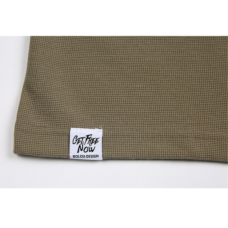 刺繍無地シンプル半袖Tシャツ