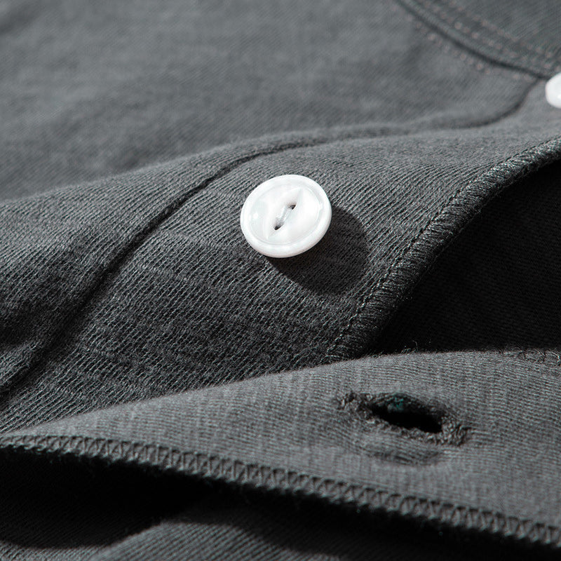 Available in various colors, this slub fabric henley raglan T-shirt