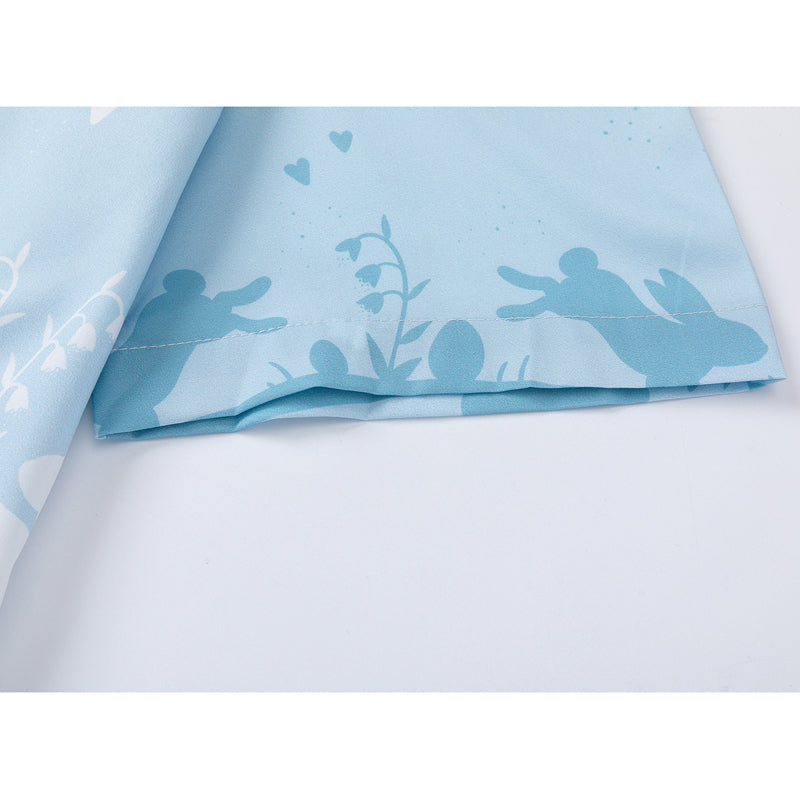 New for summer: Cute rabbit print short-sleeved shirt