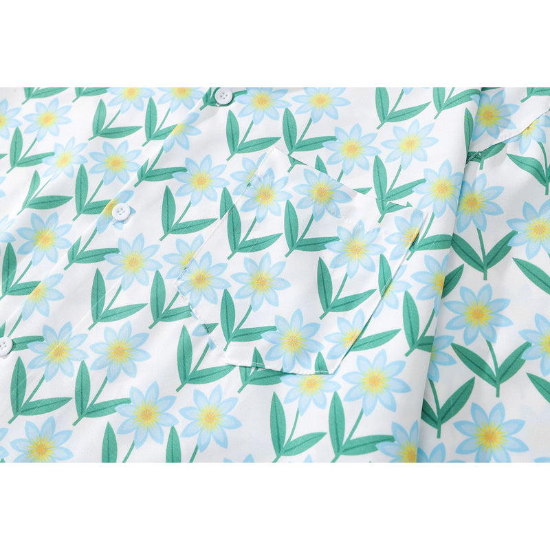New summer print short sleeve shirt