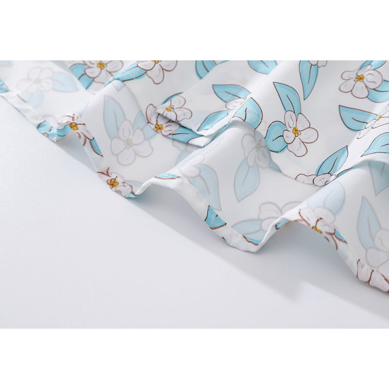 New for summer: floral print short-sleeved shirt