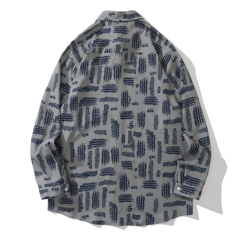 New Autumn Long Sleeve Print Shirt