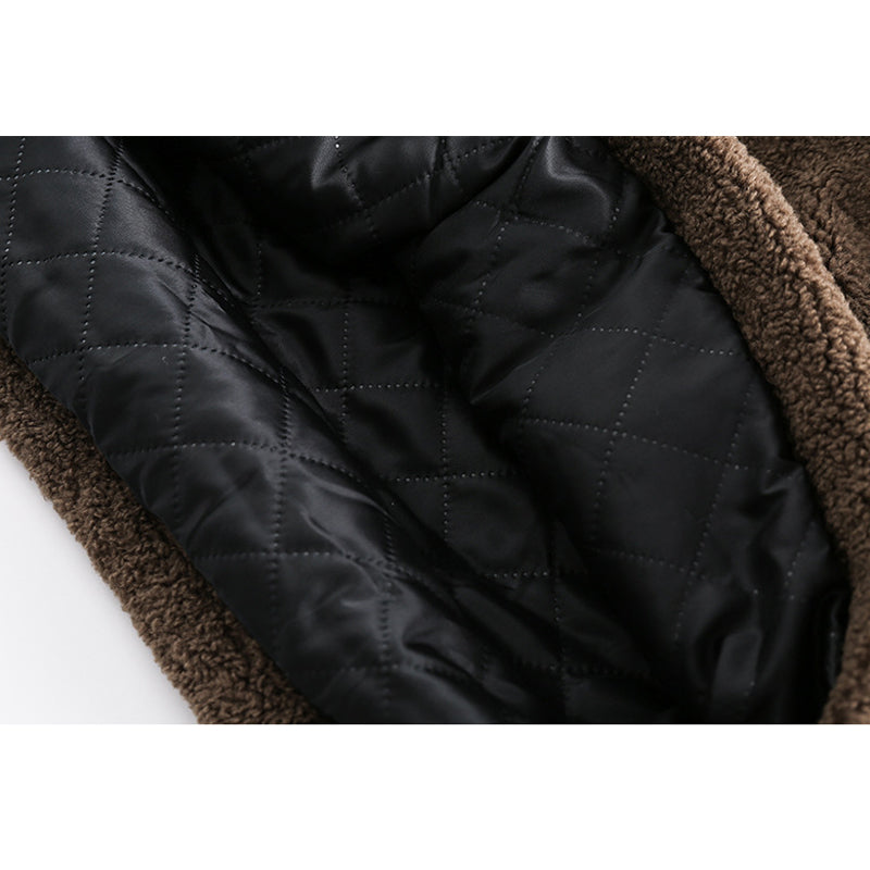Casual, relaxed, trendy padded jacket with hood