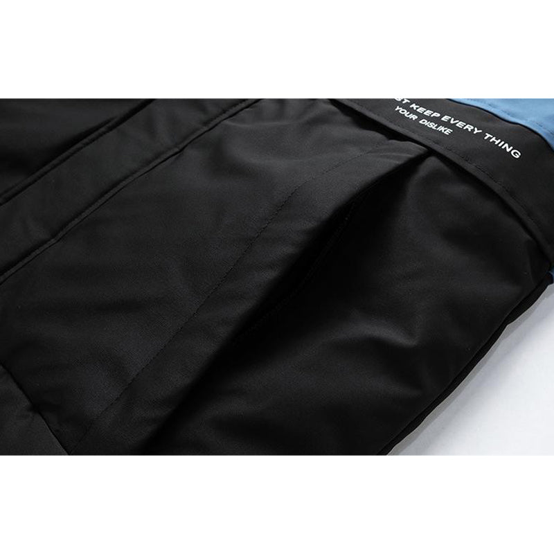 Men's Cargo Down Jacket, Warm and Windproof