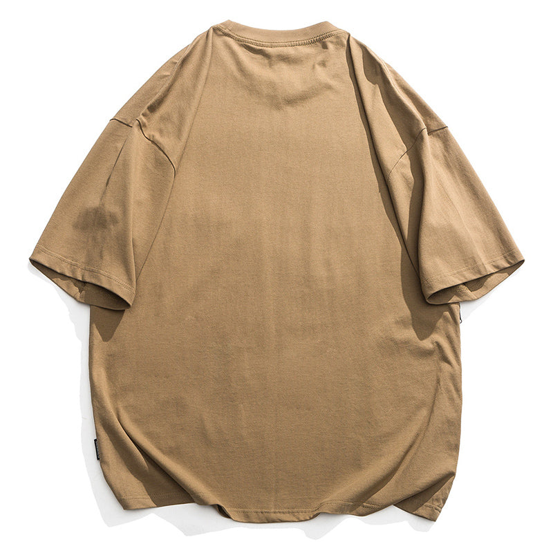 夏新作 3color 配色切替Tシャツ
