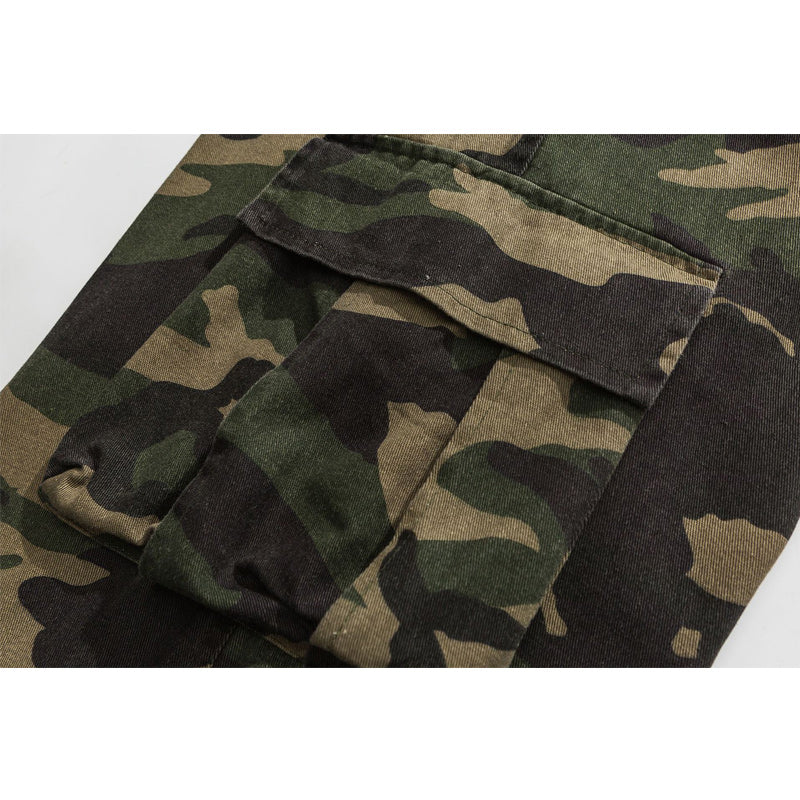 Autumn New Functional Pocket Camouflage Cargo Pants