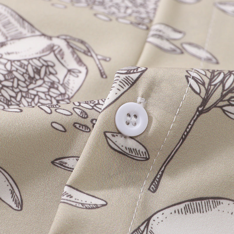 New Autumn Collection "Harvest" Long Sleeve Print Shirt