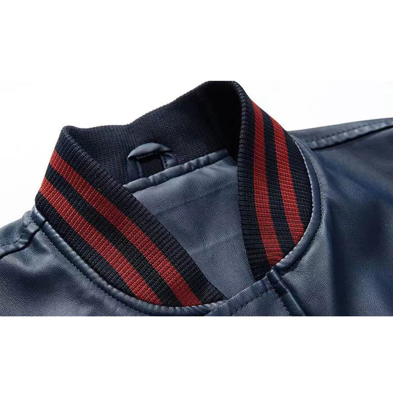 Men's stadium jumper splicing