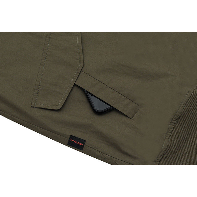 Retro, loose-fitting baseball jacket for outdoor casual wear