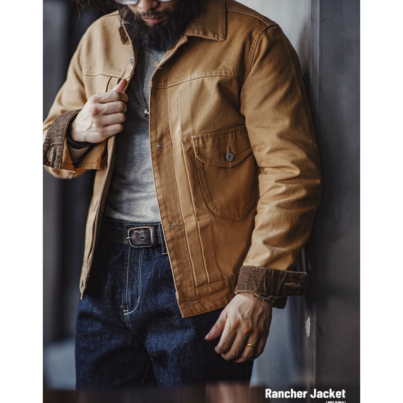 "West World" Canvas Launcher Jacket