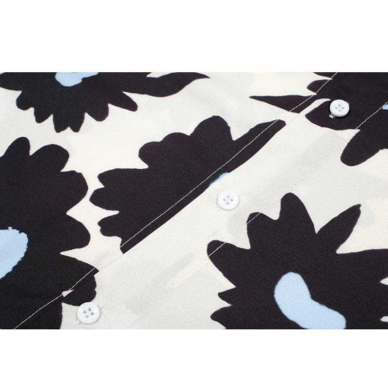 New for summer: Aloha print short-sleeved shirt
