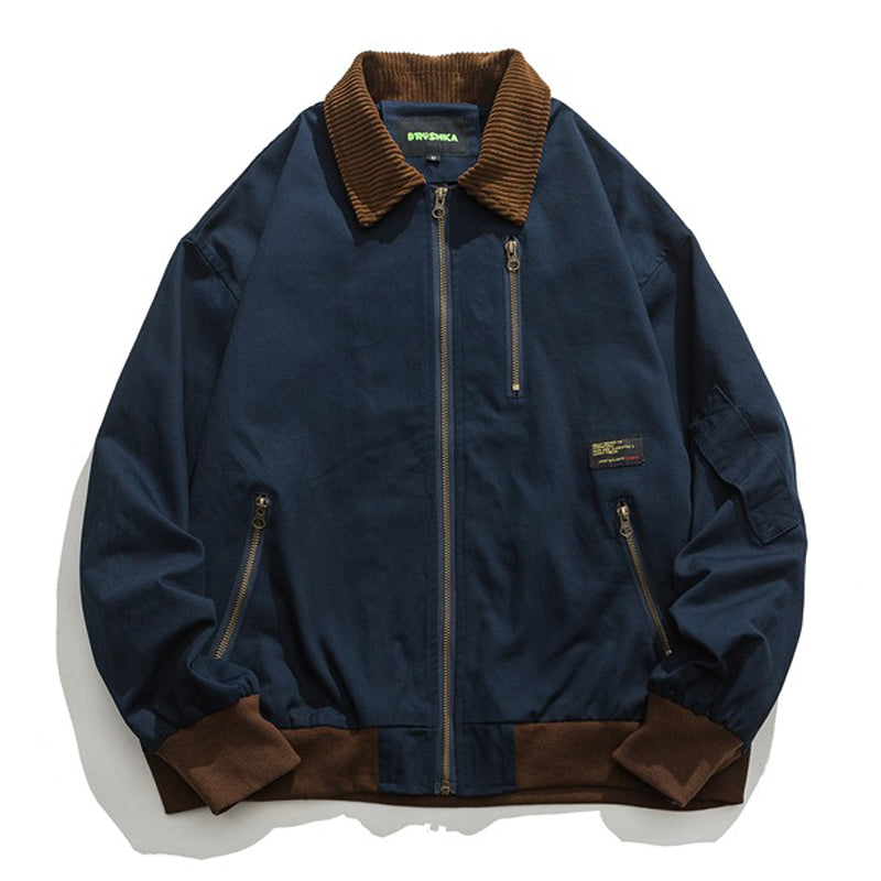 Retro switch outdoor cargo jacket