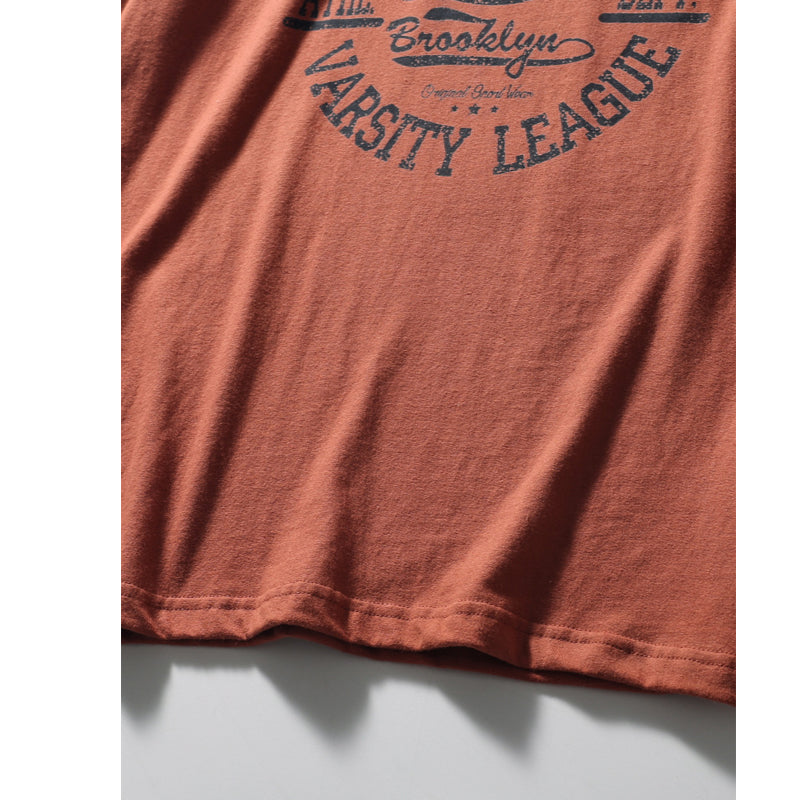New summer American casual print T-shirt