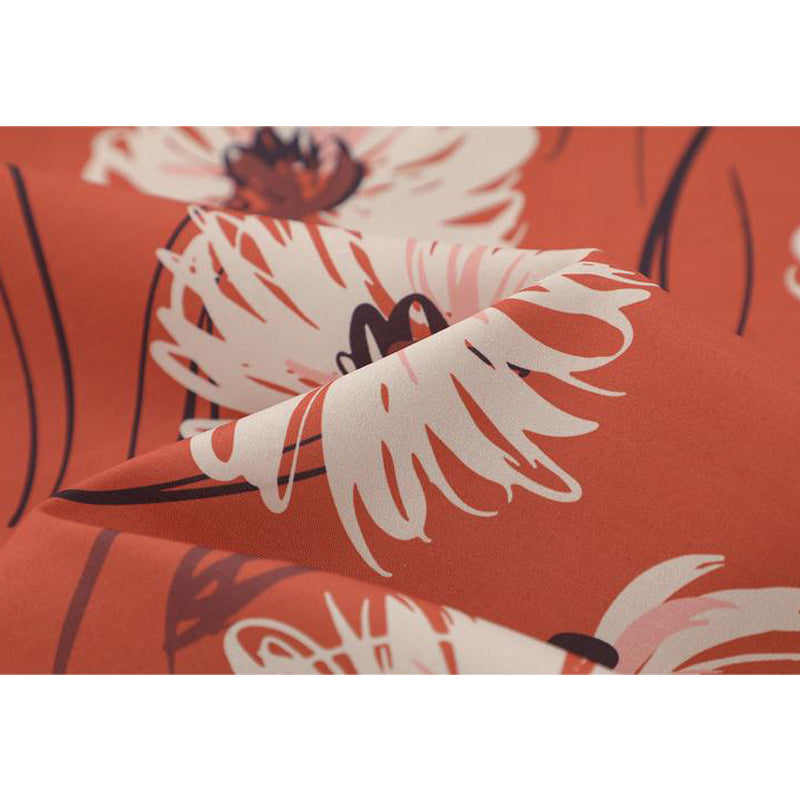 New for summer: floral print short-sleeved shirt
