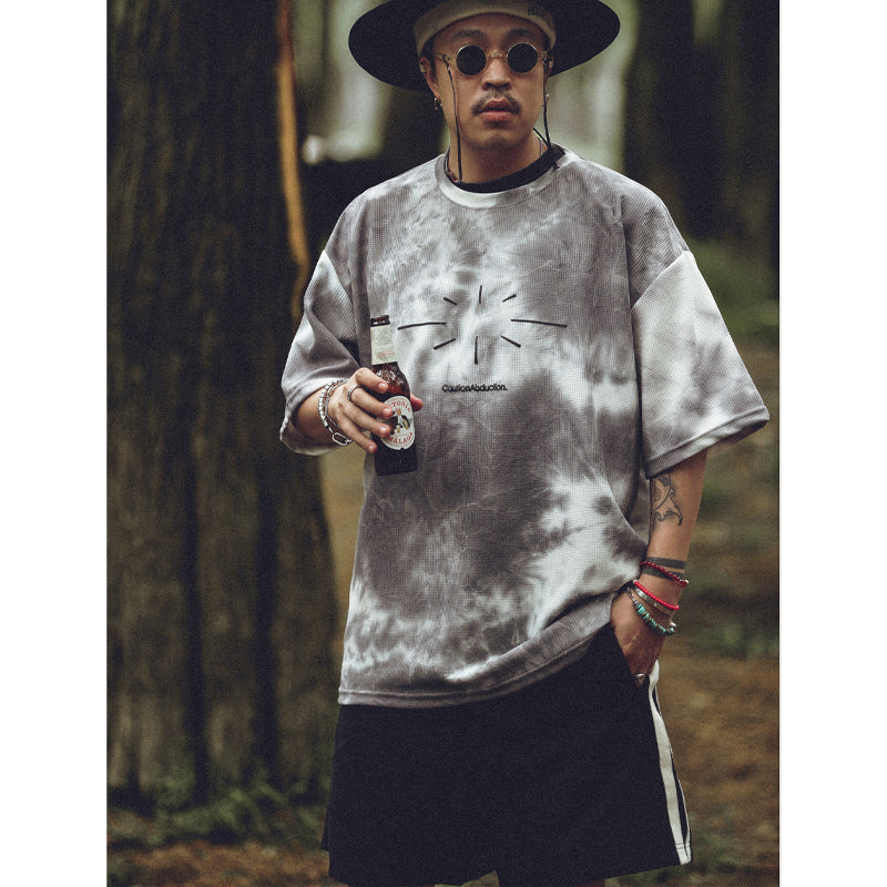 Fashion tie-dye short sleeve T-shirt