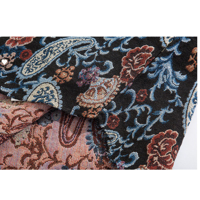 Geometric ethnic vintage bohemian shirt
