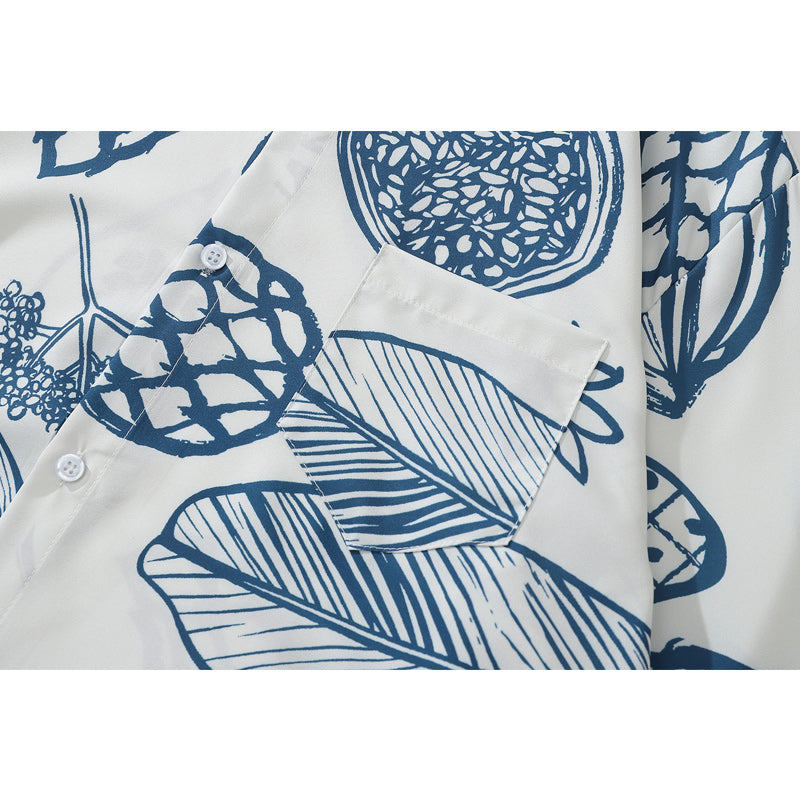 Autumn New Fashion Print Long Sleeve Shirt